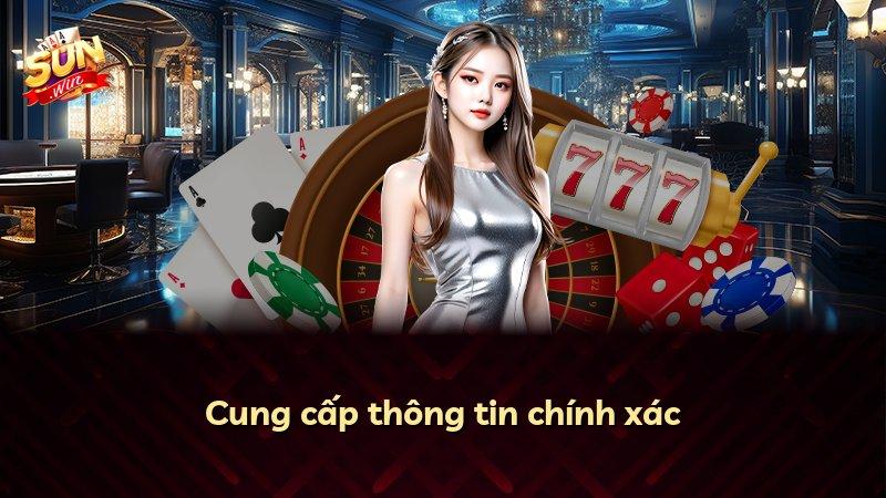 Cung cấp thông tin chính xác