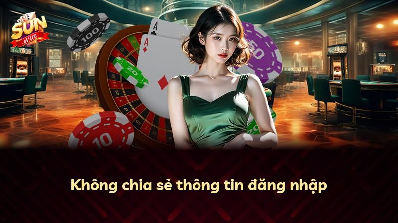 Không chia sẻ thông tin đăng nhập